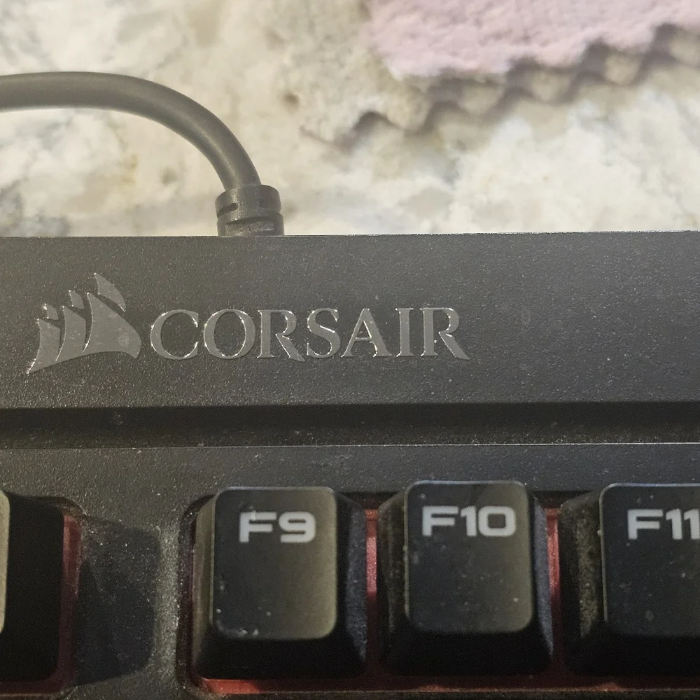 Corsair K68 RGB Mechanical Gaming Wired Keyboard Cherry MX Red Switch